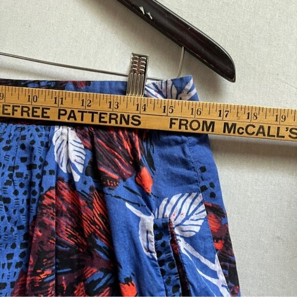 Edme & Esyllte Anthropologie Floral Cotton Printed A Line Skirt S - Picture 8 of 8